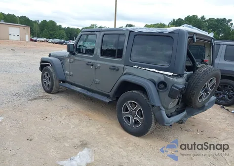 2020 Jeep Wrangler Unlimited Sport S 4X4 из США, поврежденный, VIN 1C4HJXDN4LW165890